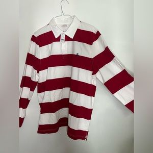 Mens brooks brothers stripes long sleeve polo. NWT